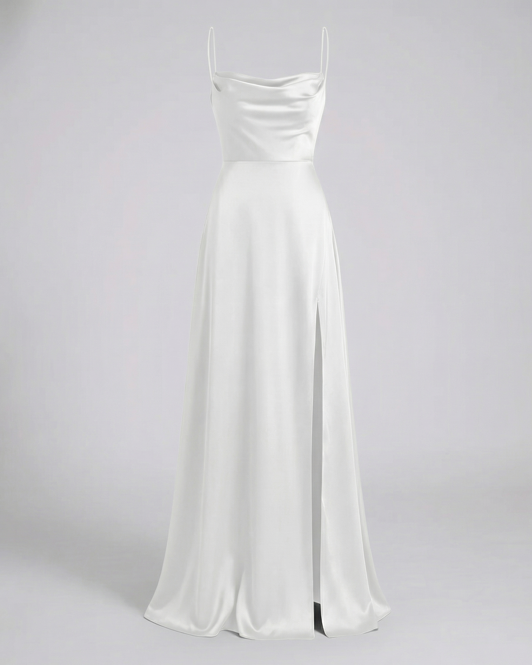 Elegant silk maxi dress for women