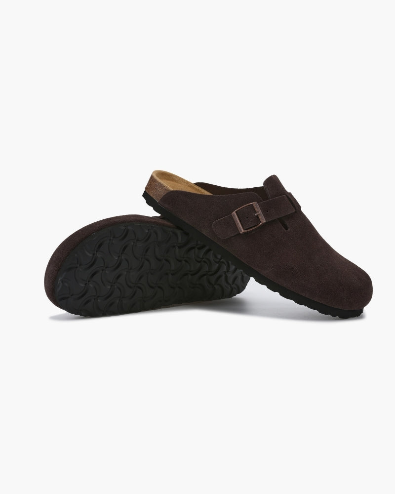 Zoccoli in Suede Uomo con Plantare Comfort
