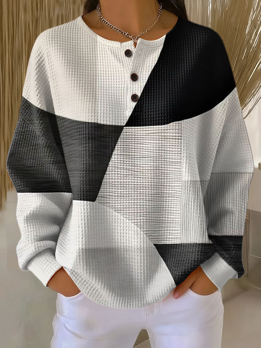 Palmira | Double Layer Embossed Sweater