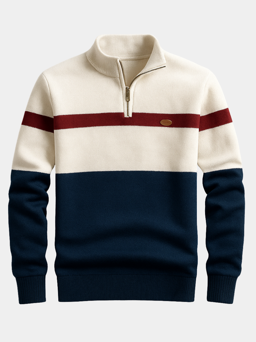 Zip Neck Sweater | Comfort and Modern Style