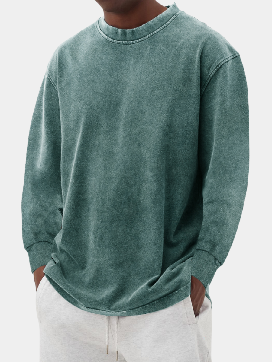 Camiseta minimalista de manga larga | Comodidad diaria