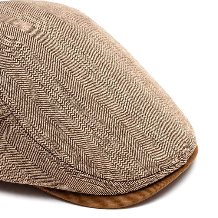 Lennart | Casquette plate à chevrons avec bride latérale