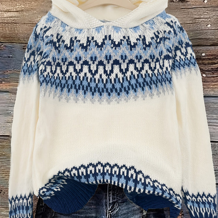 Nerea - Suéter con capucha - Jacquard