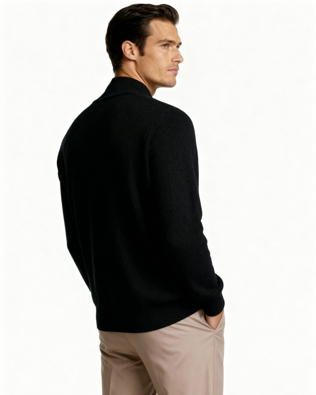 Elegant Zip Up Sweater | Everyday Comfort and Clean Style