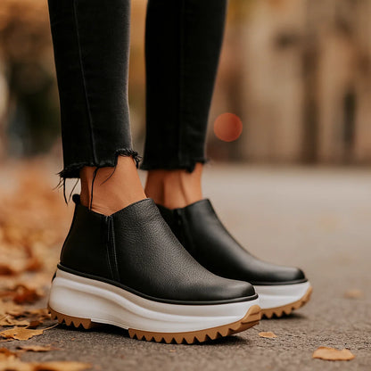 Stivaletti platform alla caviglia