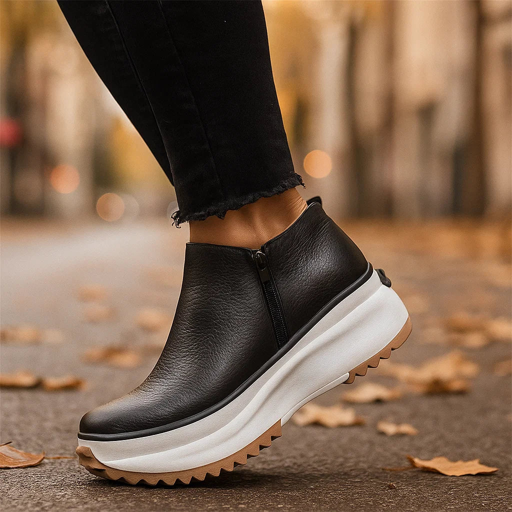 Stivaletti platform alla caviglia