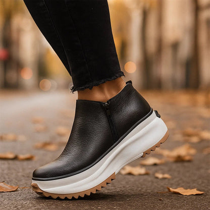 Stivaletti platform alla caviglia