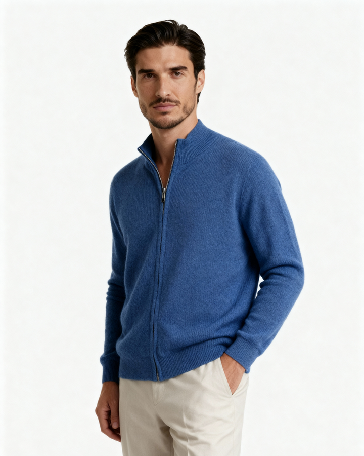 Elegant Zip Up Sweater | Everyday Comfort and Clean Style