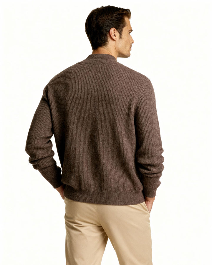 Elegant Zip Up Sweater | Everyday Comfort and Clean Style