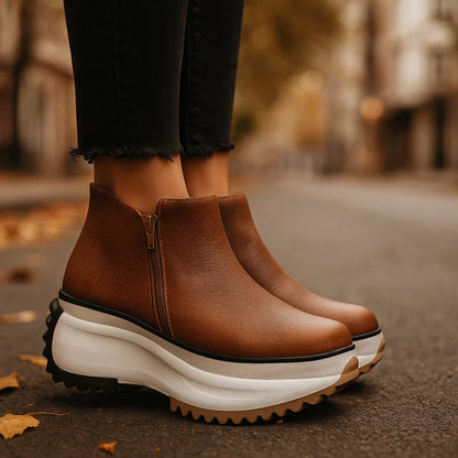 Stivaletti platform alla caviglia