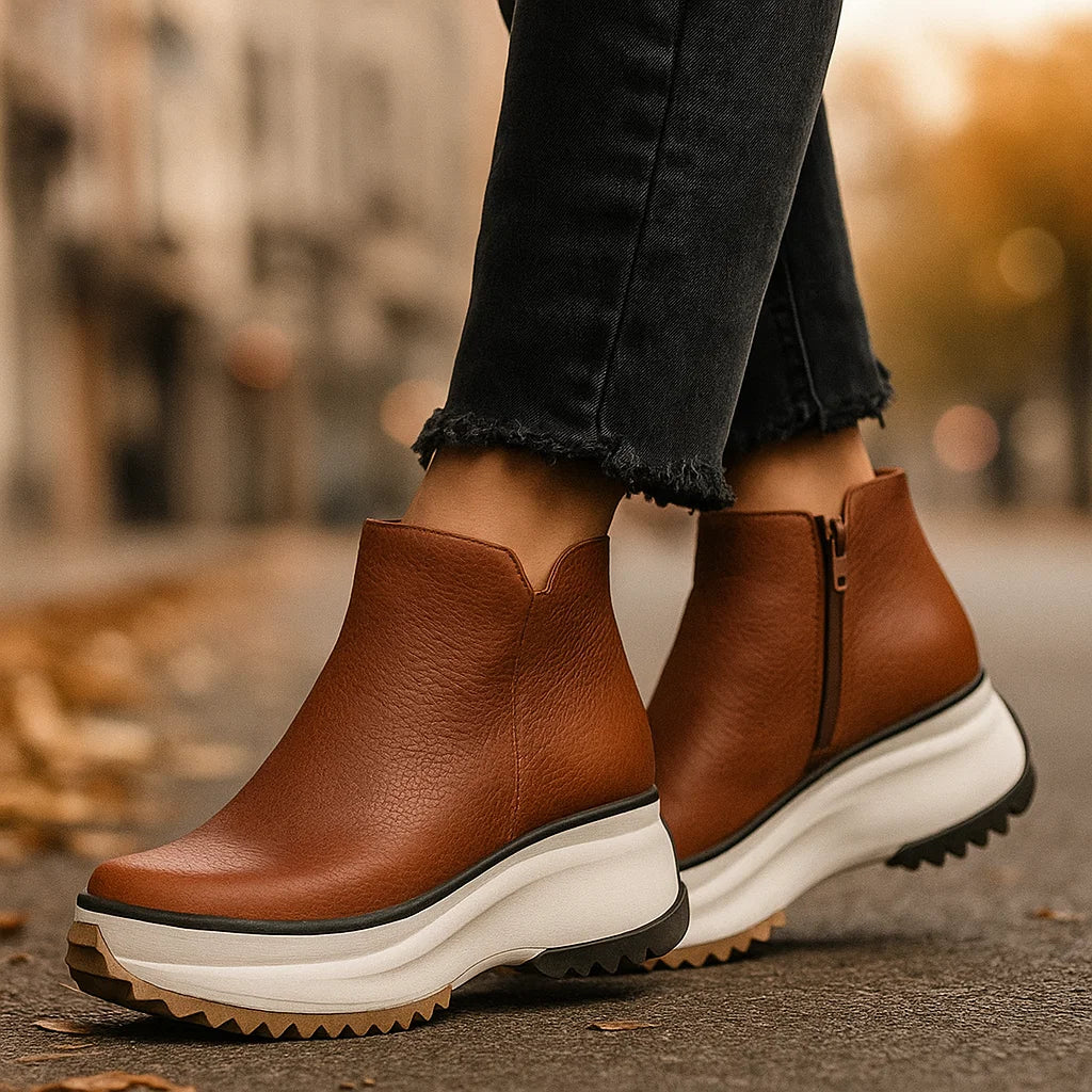 Stivaletti platform alla caviglia