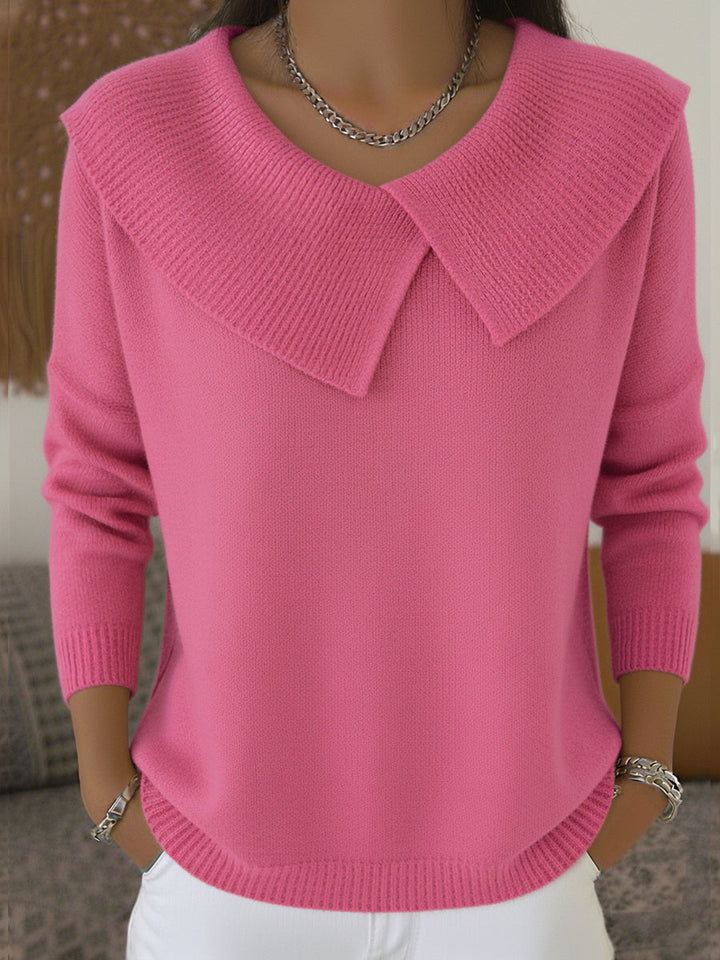 Ida | Wide-Collar Sweater