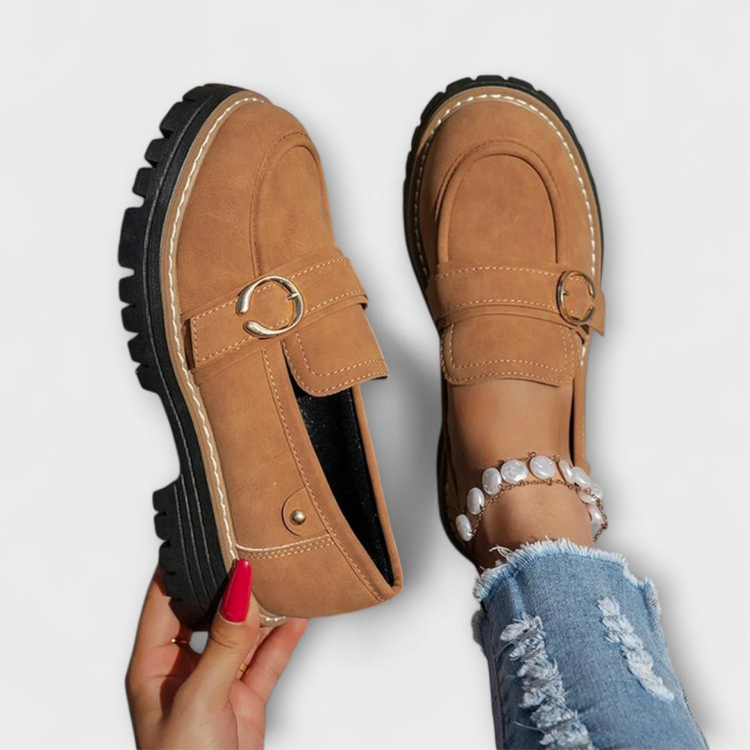 Lora™ | Casual Round Toe Loafers