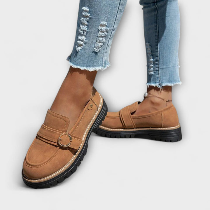Lora™ | Casual Round Toe Loafers