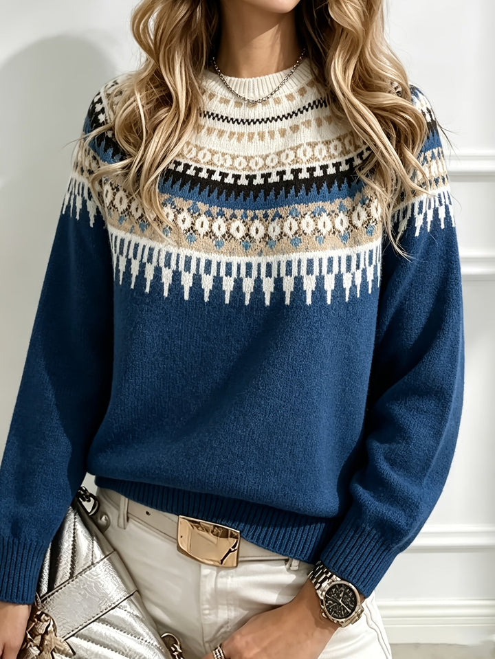 Mariana | Pull en maille à motifs