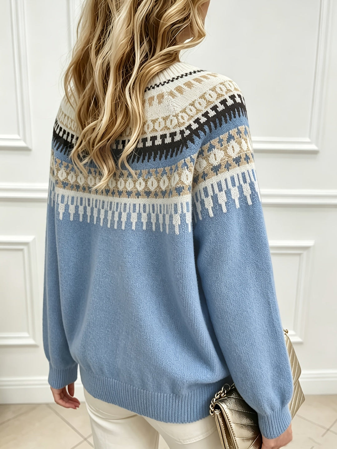 Mariana | Pull en maille à motifs