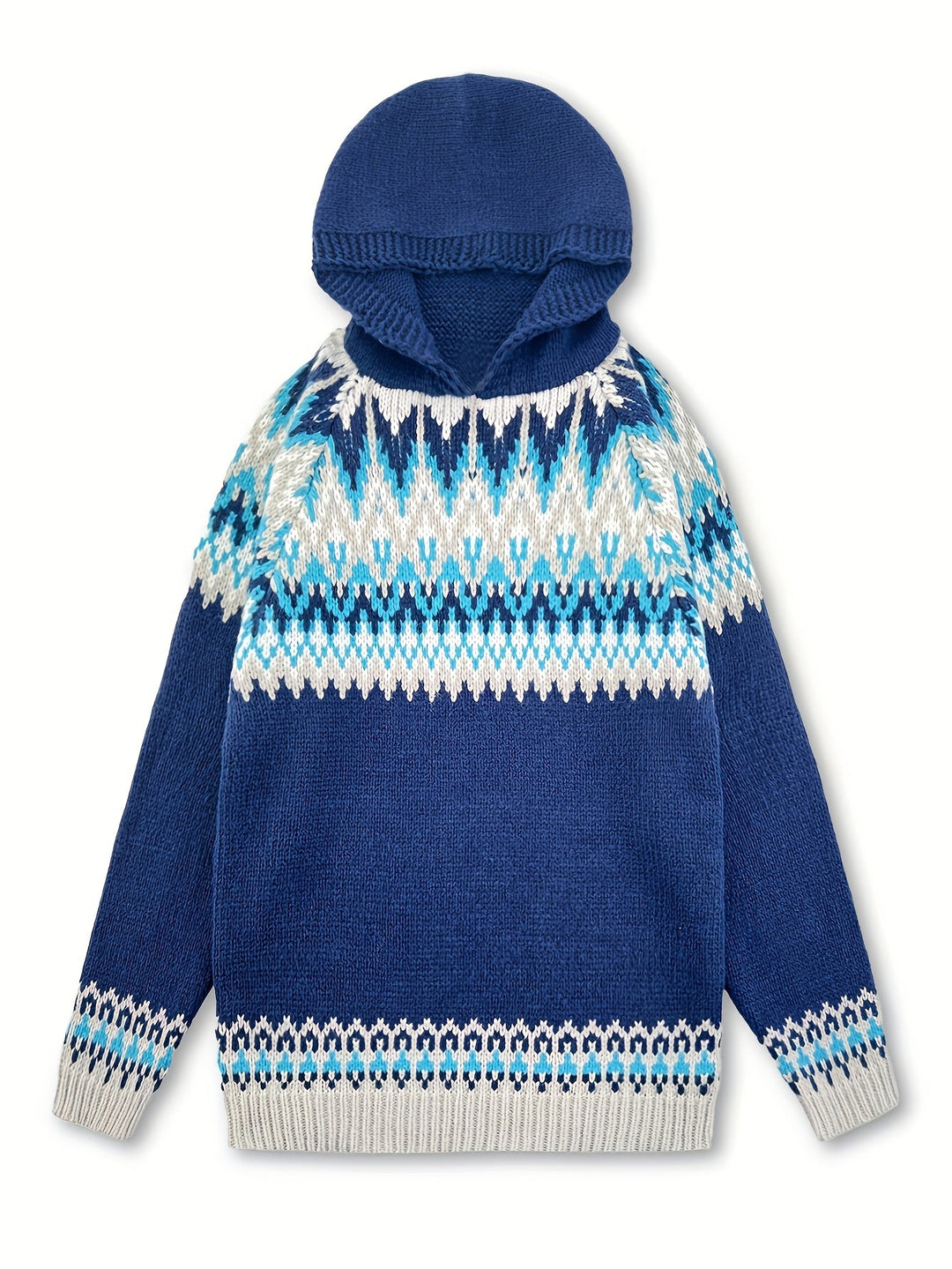 Nerea - Suéter con capucha - Jacquard