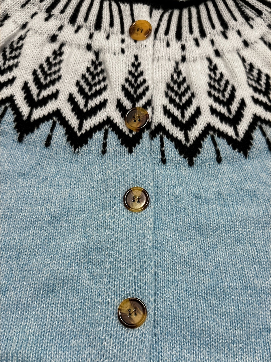 Sara | Blue Knit Cardigan