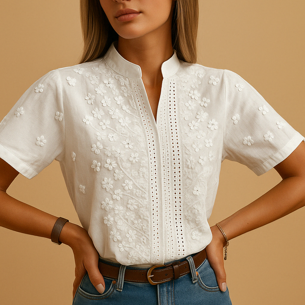 Elise | Camicetta bianca alla moda