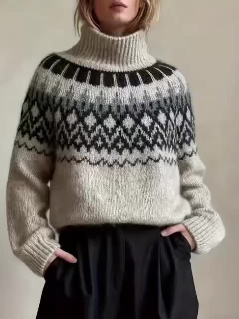 Arctic | Lässiger Pullover im Vintage-Stil