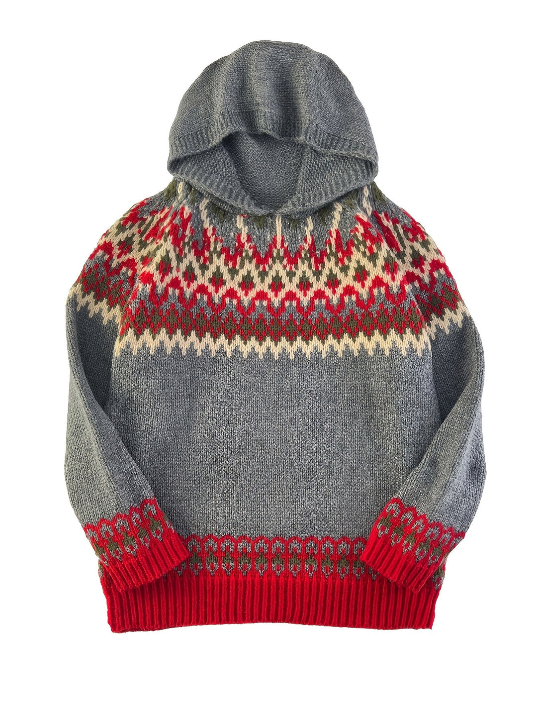 Nerea - Suéter con capucha - Jacquard