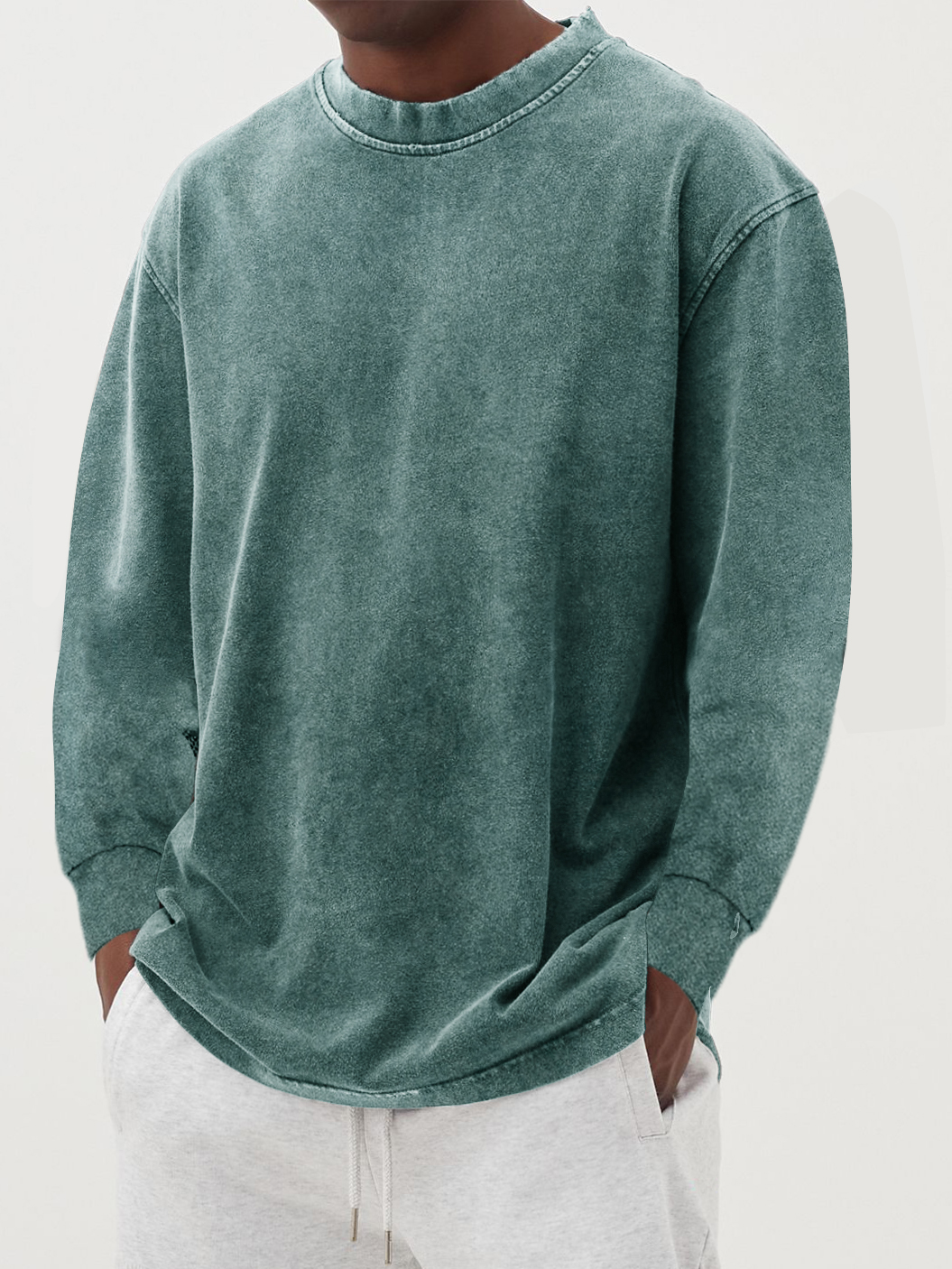 Camiseta minimalista de manga larga | Comodidad diaria