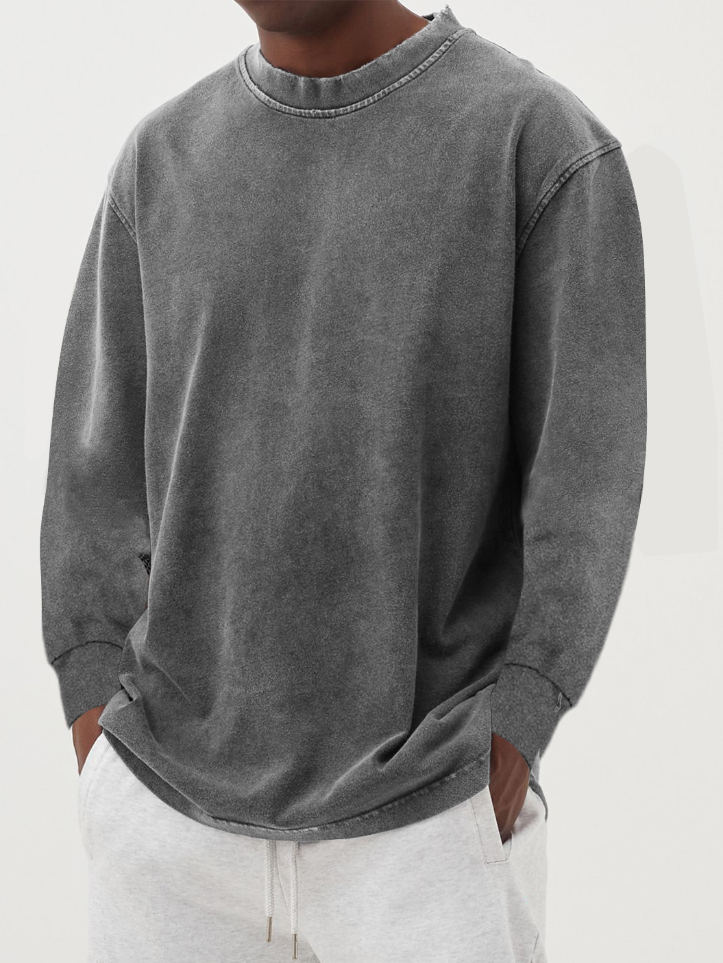 Camiseta minimalista de manga larga | Comodidad diaria