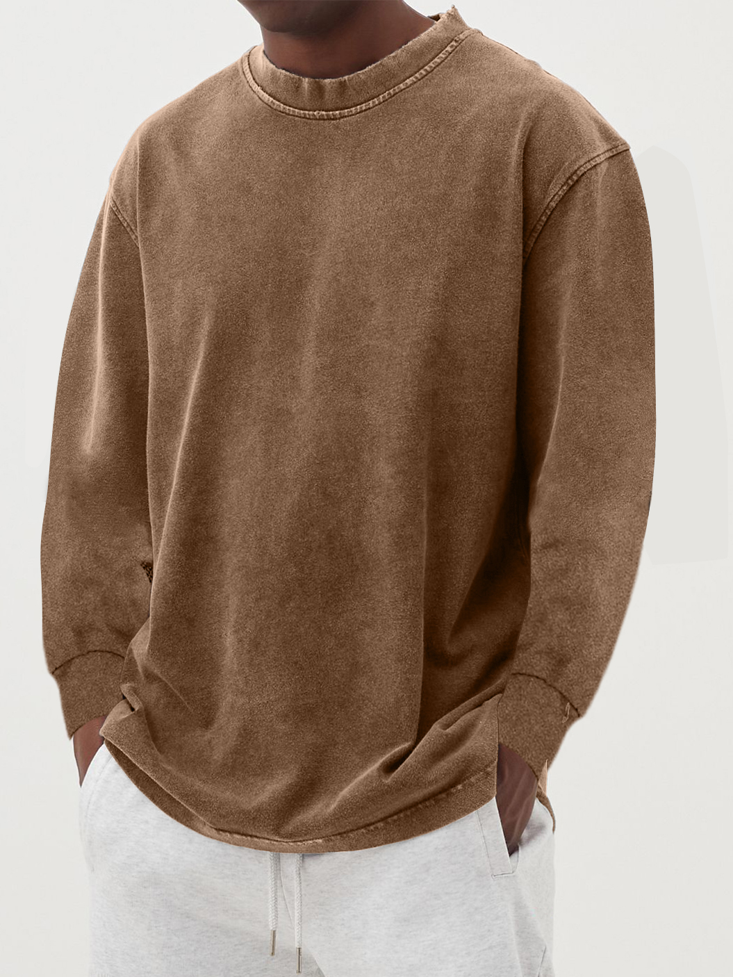 Camiseta minimalista de manga larga | Comodidad diaria
