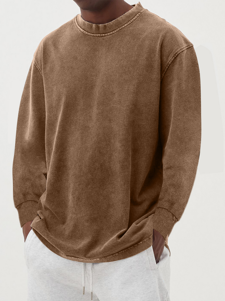 Camiseta minimalista de manga larga | Comodidad diaria