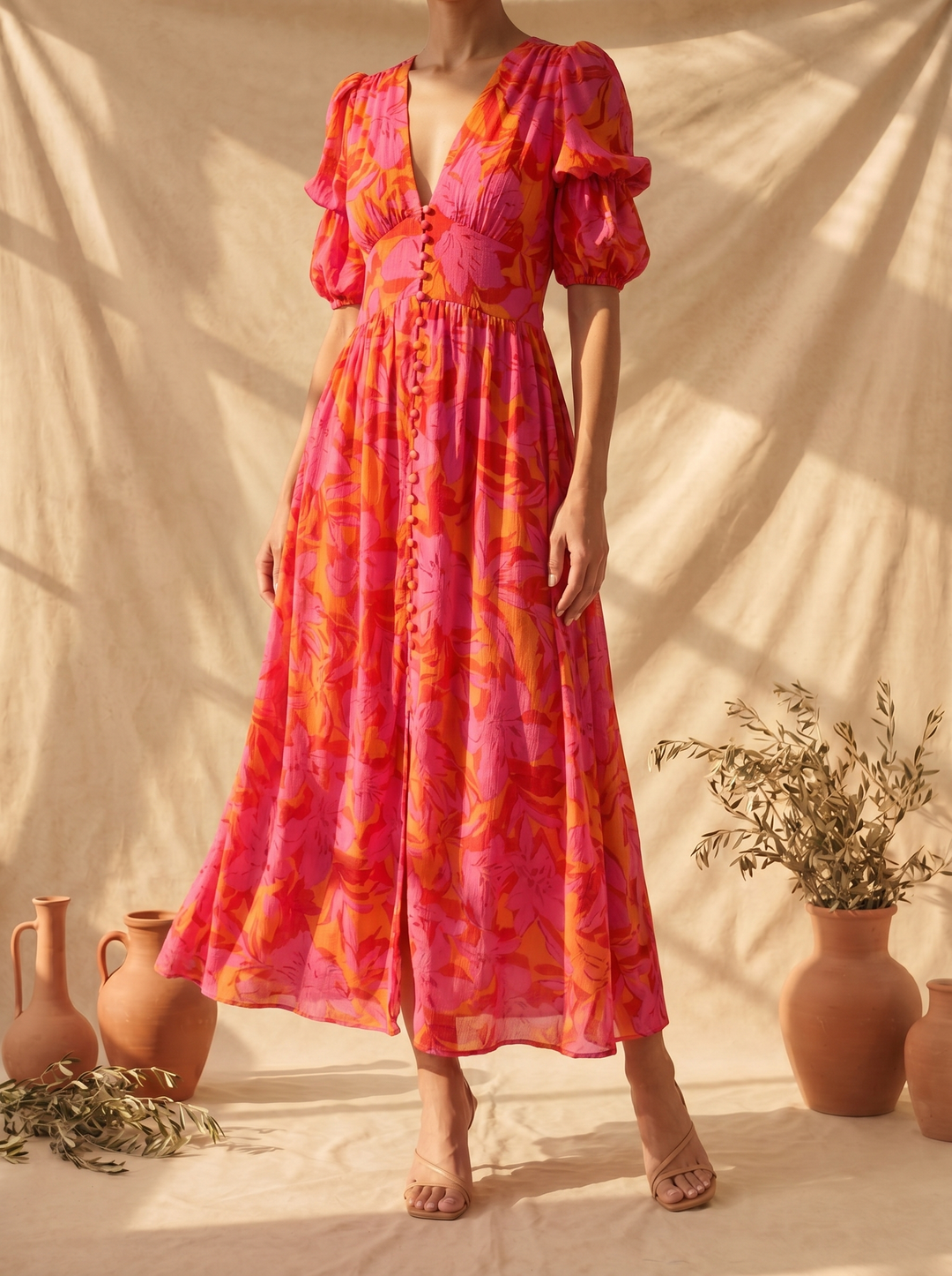 Armonia | Solar Glow Maxi Dress