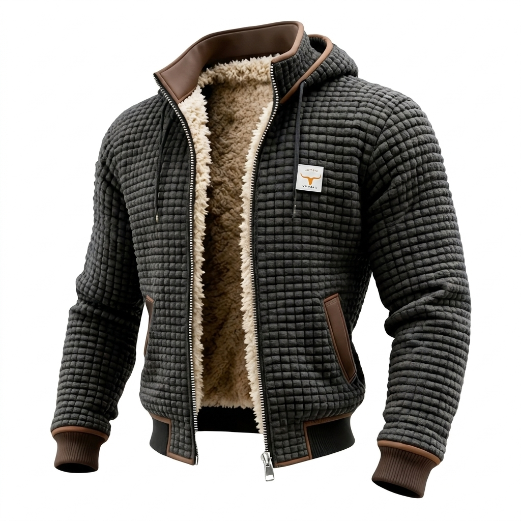 Laluna | Retro Hooded Jacket with Zipper