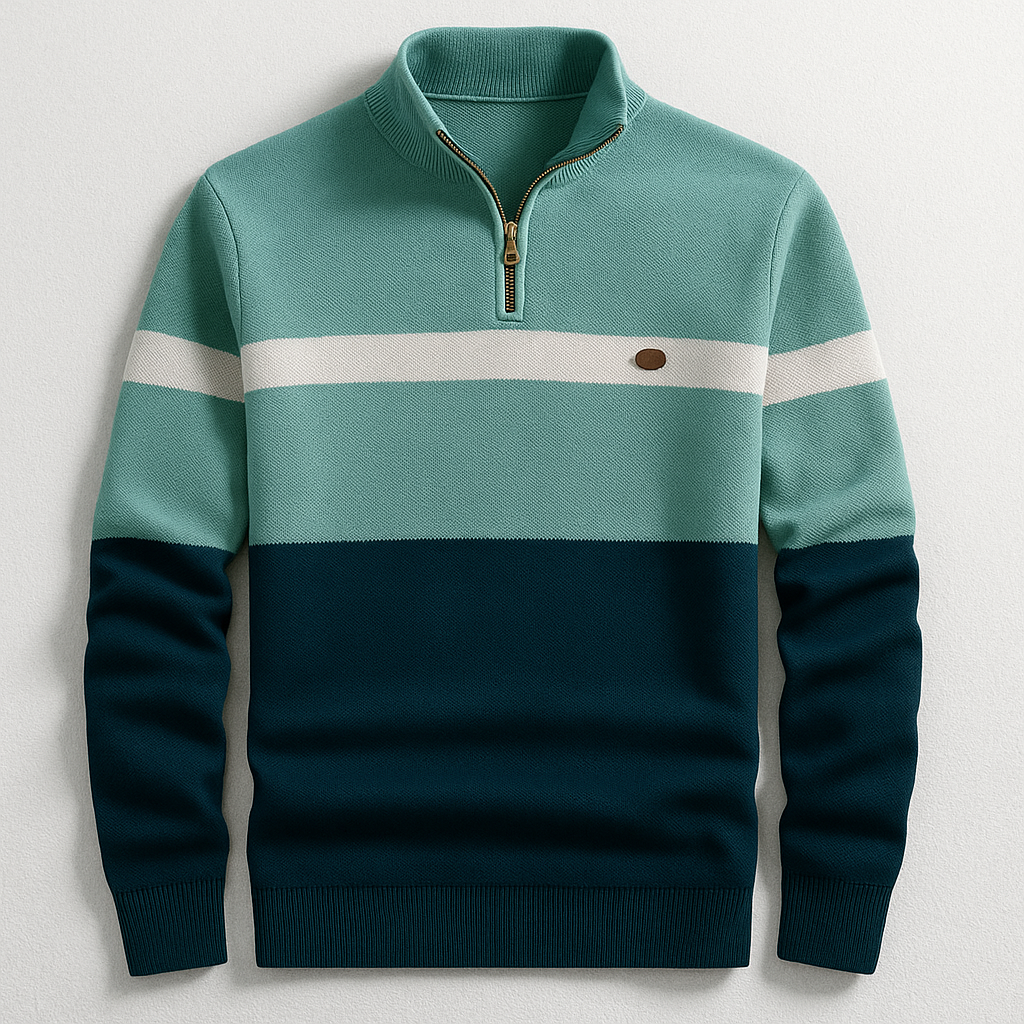 Zip Neck Sweater | Comfort and Modern Style