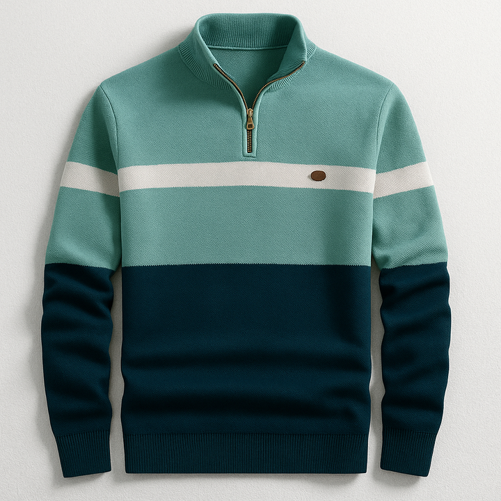 Zip Neck Sweater | Comfort and Modern Style