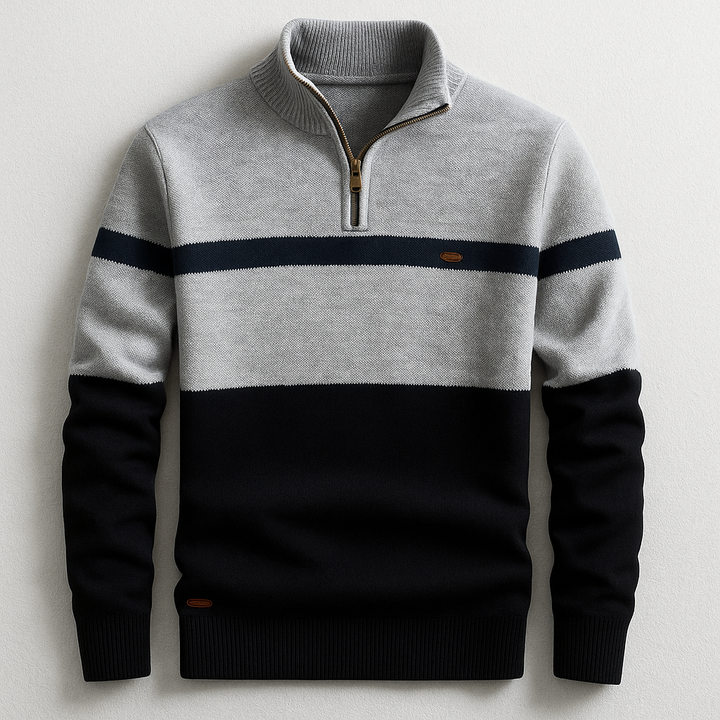 Zip Neck Sweater | Comfort and Modern Style