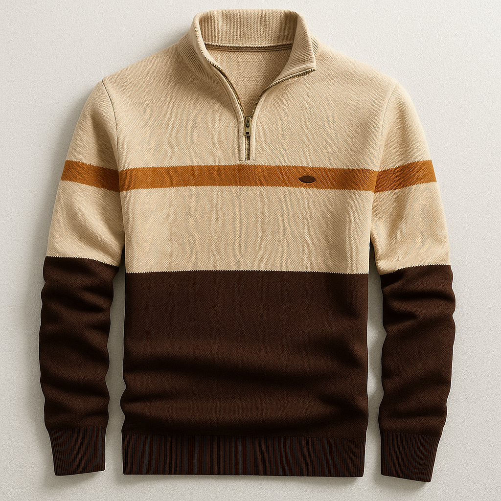 Zip Neck Sweater | Comfort and Modern Style