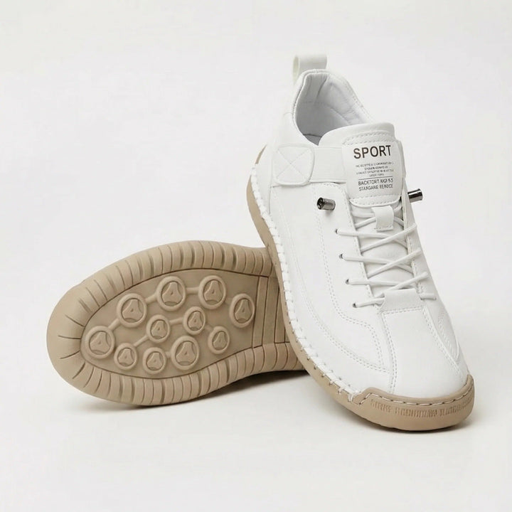 Oriana | Baskets à lacets avec surpiqûres contrastantes