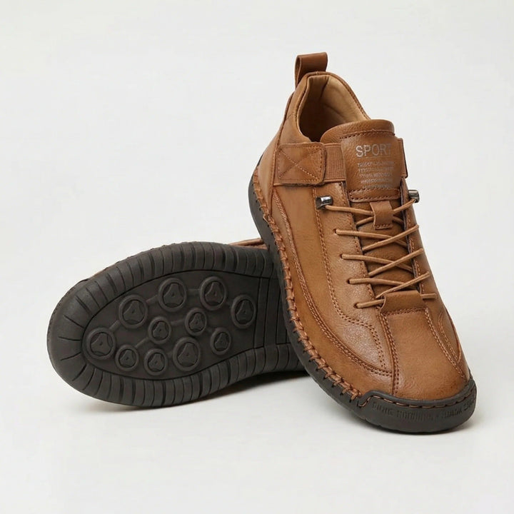 Oriana | Baskets à lacets avec surpiqûres contrastantes