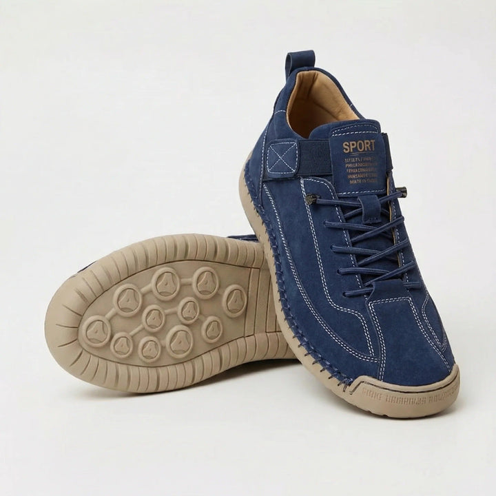 Oriana | Baskets à lacets avec surpiqûres contrastantes