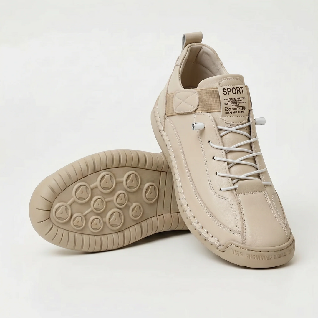 Oriana | Baskets à lacets avec surpiqûres contrastantes