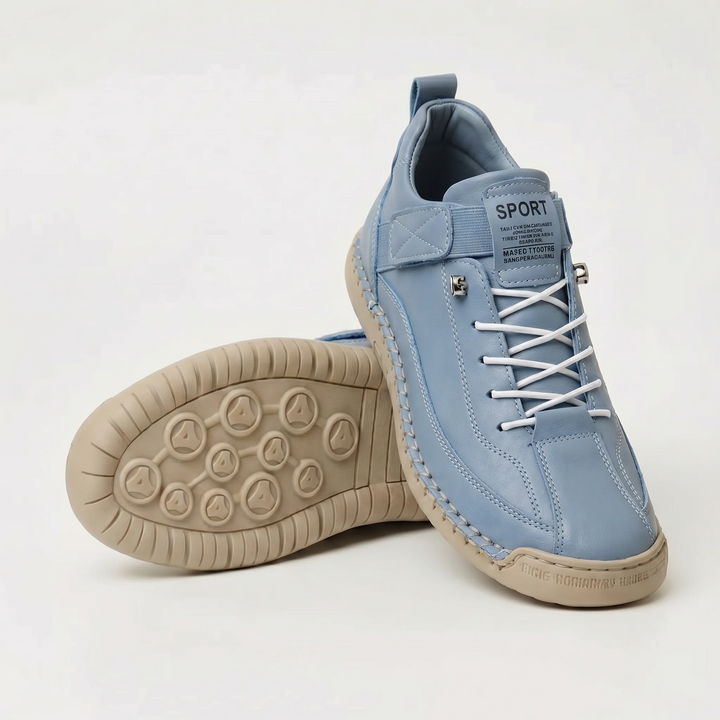Oriana | Baskets à lacets avec surpiqûres contrastantes