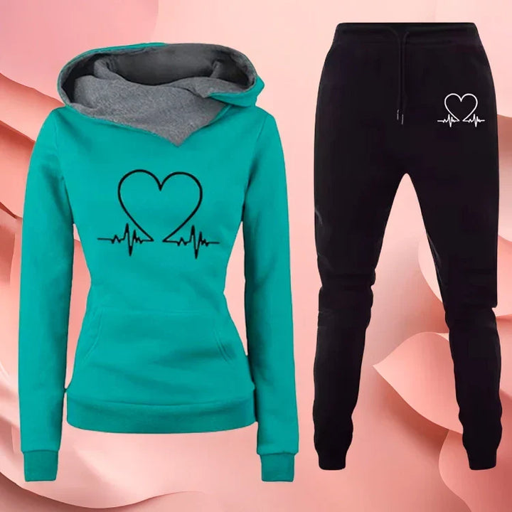 Rosa | Ensemble hoodie et jogging Cœur battant