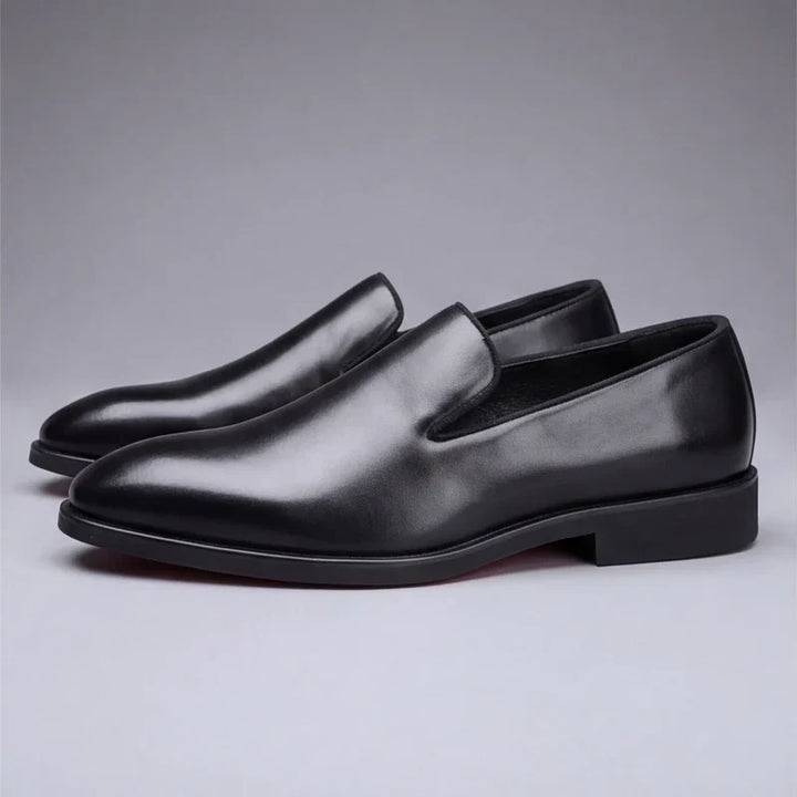 Lucien | Mocassins à enfiler à semelle rouge