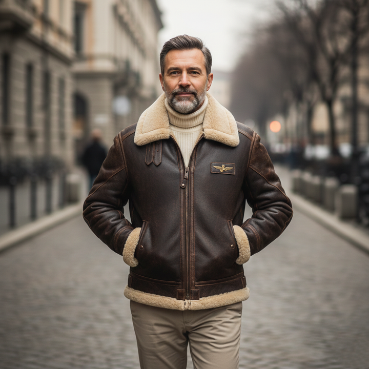 Giacca da Pilota Elegante Maverick