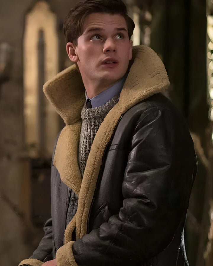 Giacca in Pelle Moderna con Fodera