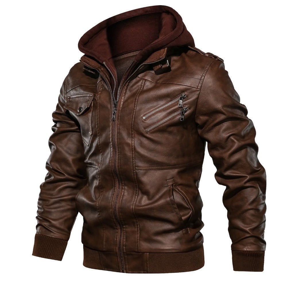Biker Jacket with Zip and Integrated Hood | Ideal for daily use and leisure