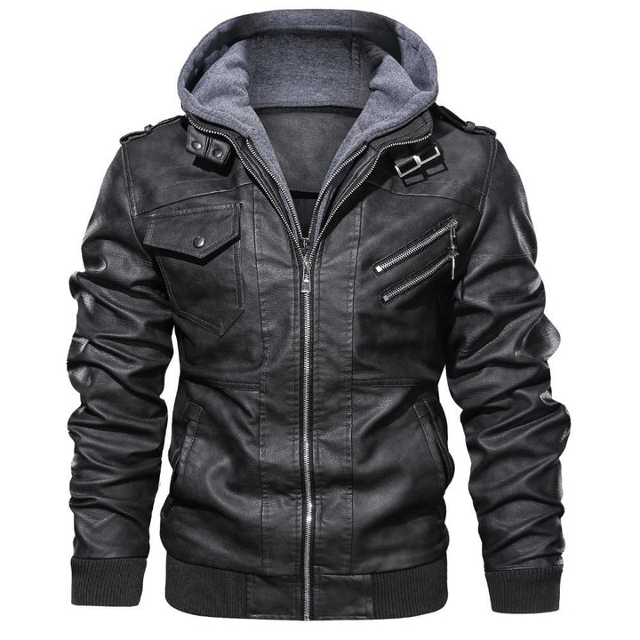Biker Jacket with Zip and Integrated Hood | Ideal for daily use and leisure