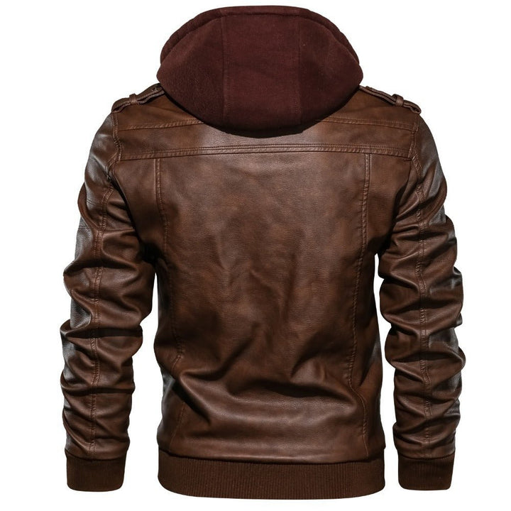 Biker Jacket with Zip and Integrated Hood | Ideal for daily use and leisure