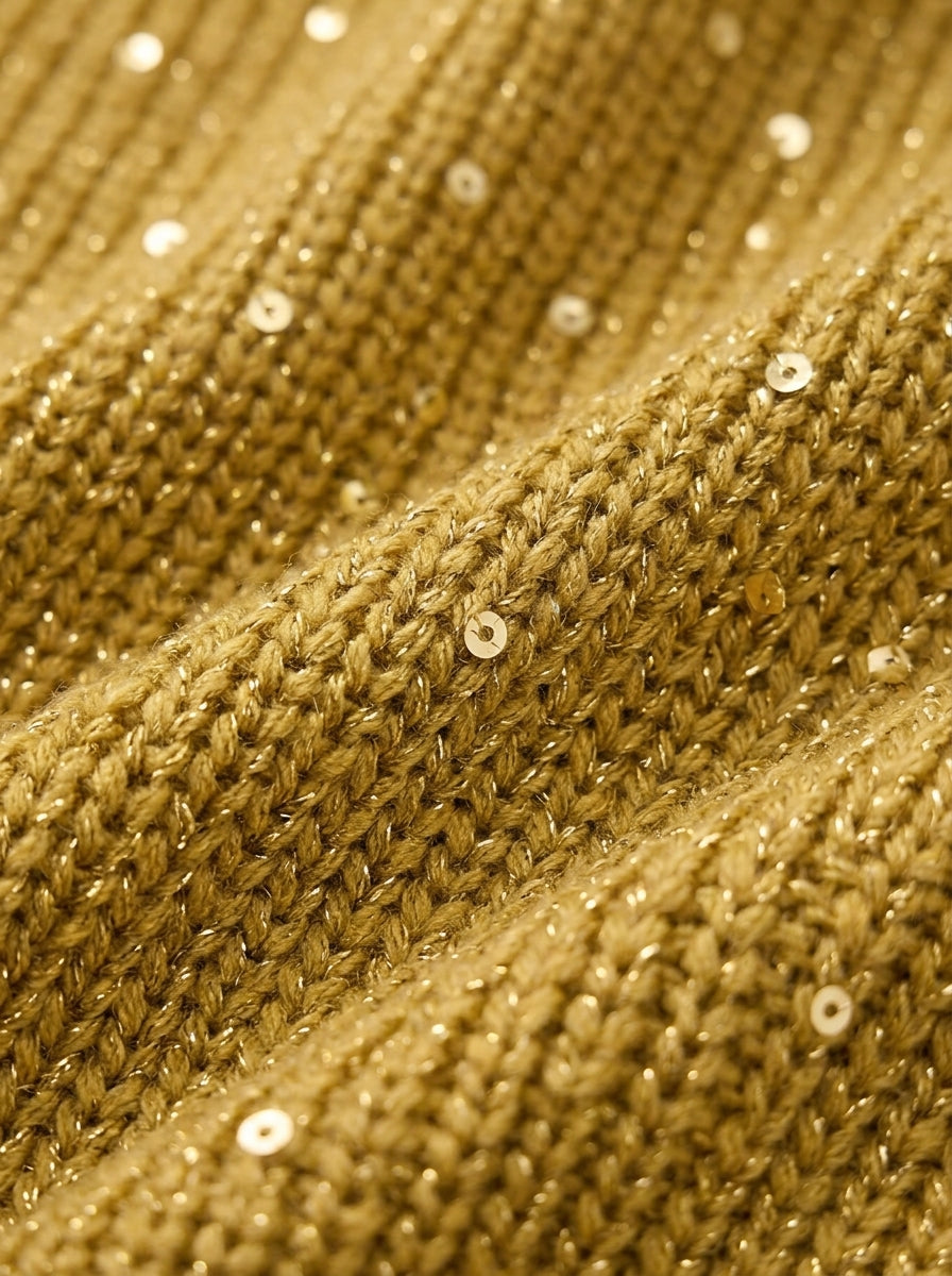 Ortensia | Oversized Cardigan with Golden Buttons