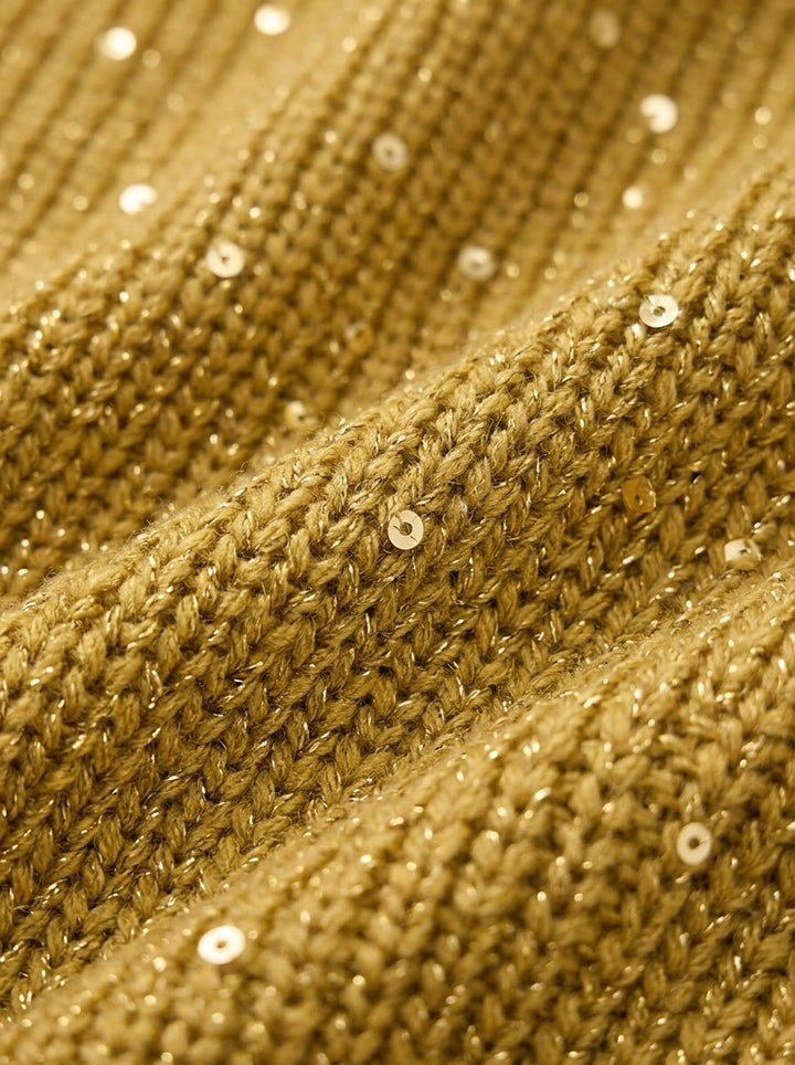 Ortensia | Oversized Cardigan with Golden Buttons