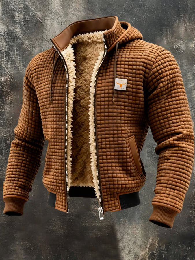 Laluna | Retro Hooded Jacket with Zipper
